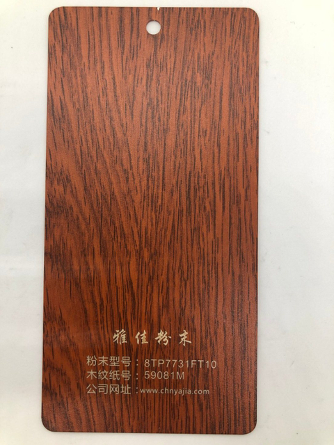 Imprimación de recubrimiento en polvo de transferencia de textura de madera de aluminio