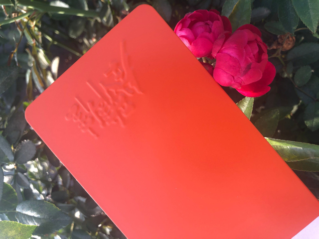 Recubrimiento en polvo epoxi rojo estático mate