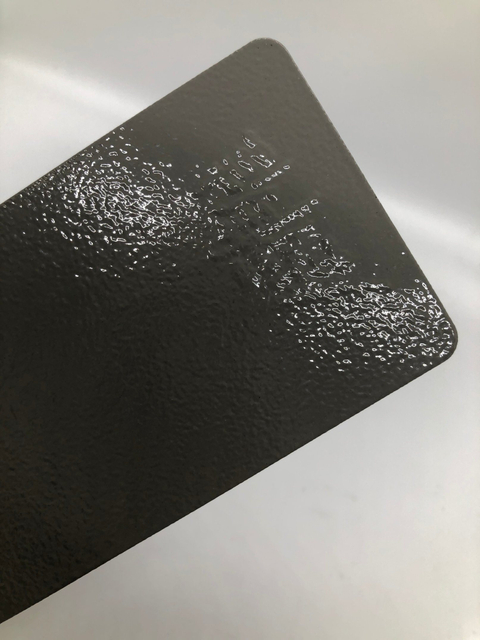 Muestras disponibles Recubrimiento en polvo industrial exterior de textura de color gris