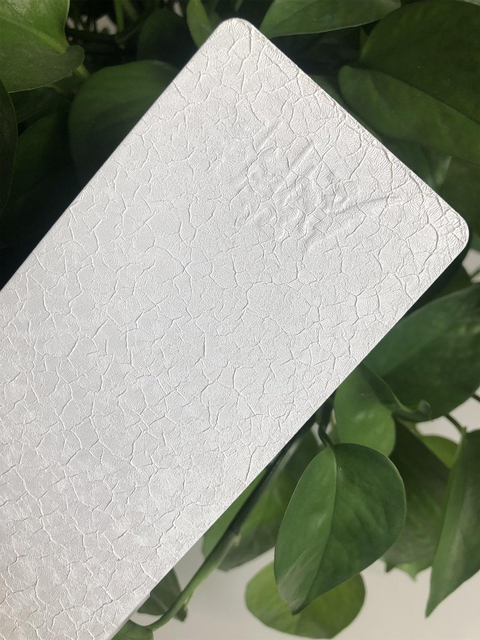 Muestra gratis Precio asequible Recubrimiento de cuero de cocodrilo para decorar muebles de metal Textura de martillo en aerosol de metal Recubrimiento en polvo de latón antiguo