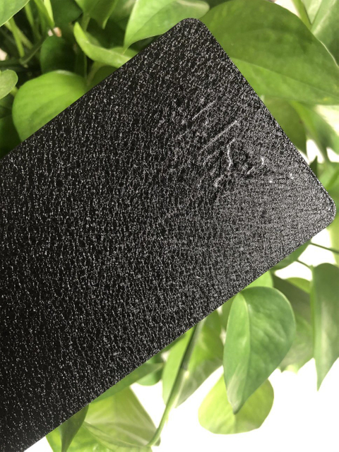 Recubrimiento en polvo de poliéster epoxi con textura de piel de cocodrilo con apariencia vívida