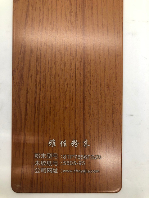 Pintura de recubrimiento en polvo con textura de madera en polvo Wintoly