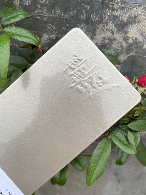 Revestimiento en polvo de poliéster para exteriores de alto brillo con diseño personalizado Revestimiento en polvo de poliéster para exteriores de alto brillo con diseño personalizado