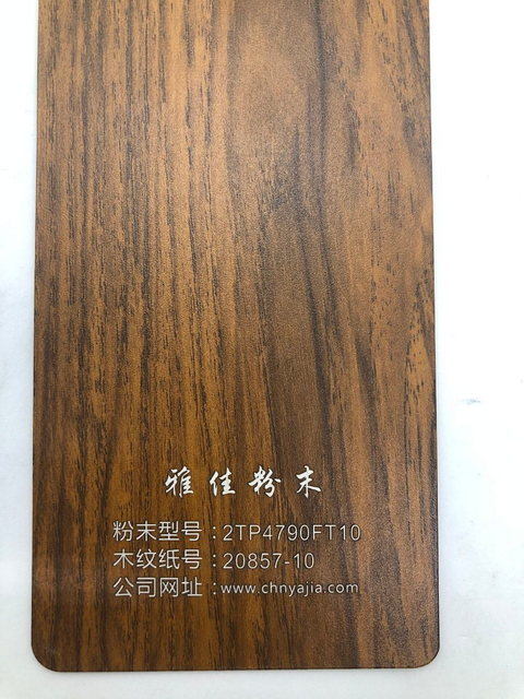 Revestimientos en polvo epoxi puro con efecto de madera para transferencia de calor en interiores y exteriores para uso en electrodomésticos