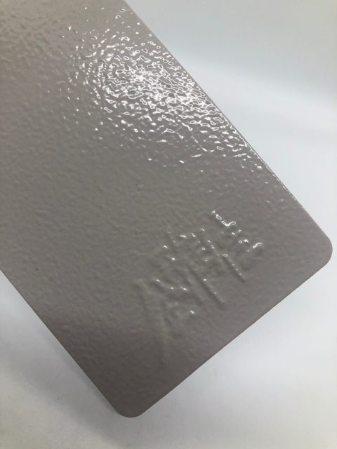Toda la pintura de recubrimiento en polvo estático con acabado arrugado gris RAL