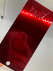 Capa decorativa del polvo del espray rojo del metal del efecto transparente de la resina del poliéster del alto brillo