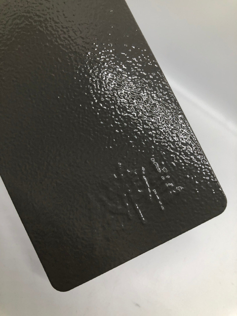 Muestras disponibles Recubrimiento en polvo industrial exterior de textura de color gris