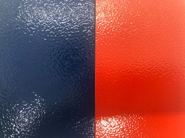 Textura roja de la arena de Bew de la capa del polvo del acero inoxidable de los colores decorativos multi