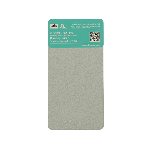 Pintura de capa de polvo epoxi seca metálica arrugada gris plata
