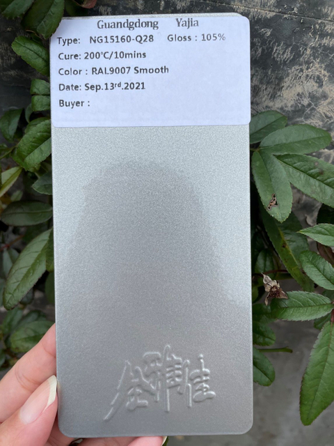 Recubrimiento en polvo de poliéster epoxi para perfil de aluminio, recubrimiento en polvo electrostático de pulverización de color RAL