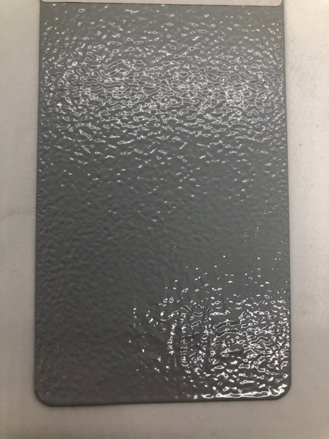 Pintura electrostática de la capa del polvo del epóxido de la capa del polvo de la textura de la red del color gris