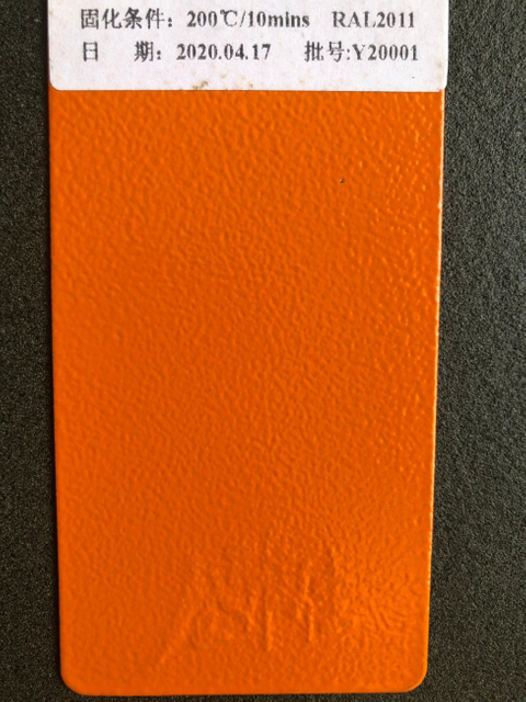 Recubrimiento en polvo Recubrimiento de LDPE en polvo Pintura de color RAL Superficie de metal electrostática Resina de poliéster epoxi