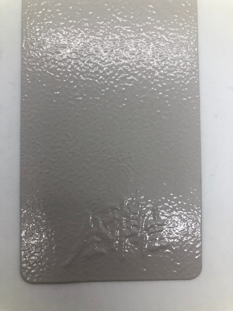 Toda la pintura de recubrimiento en polvo estático con acabado arrugado gris RAL