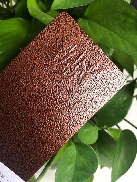 Recubrimiento en polvo de textura de martillo áspero de bronce antiguo/cobre puro de poliéster para puerta de hierro y acero
