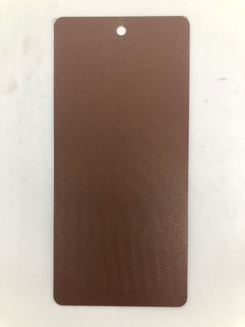 Metal en aerosol electrostático con recubrimiento en polvo con textura de terciopelo