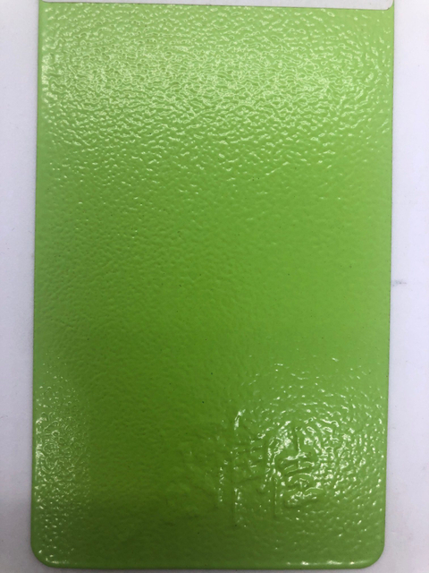 Pintura de recubrimiento en polvo Grenn Wrinkle Recubrimientos en polvo arquitectónicos súper duraderos para exteriores